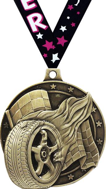 2" Racing Tire Medals