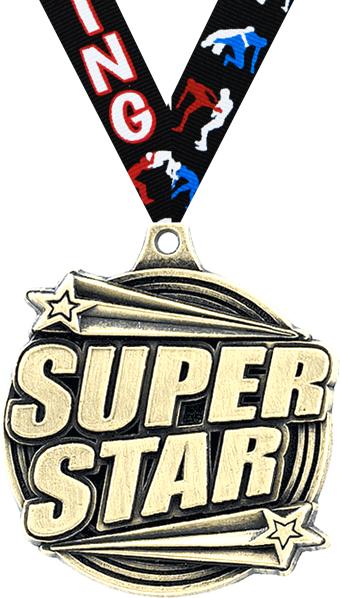 2" Super Star Medals