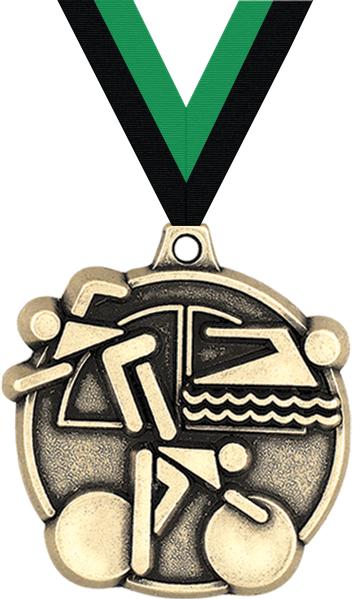 2" Triathlon Medal