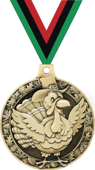2" Turkey Medals