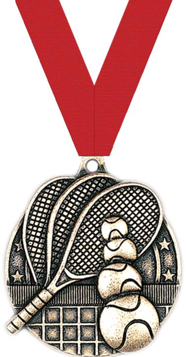 2" Tennis Medals