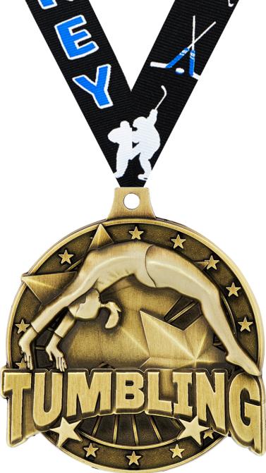 2" Tumbling Medal