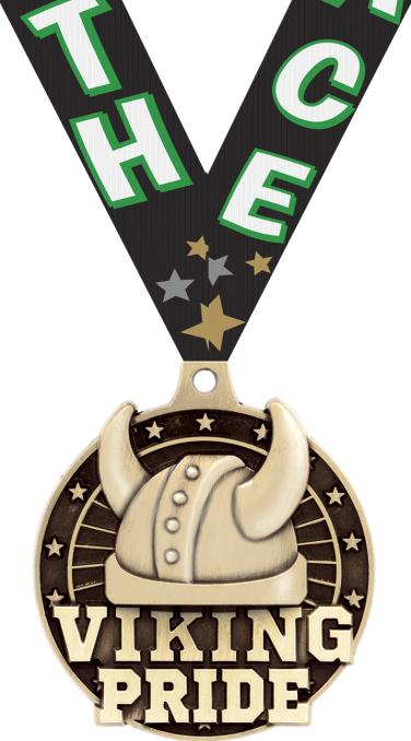 2" Viking Pride Medal