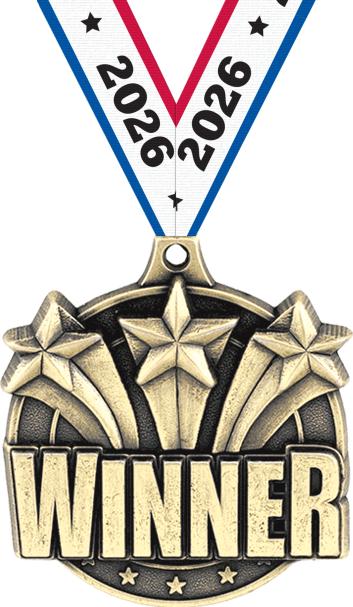 2" Winner Medals