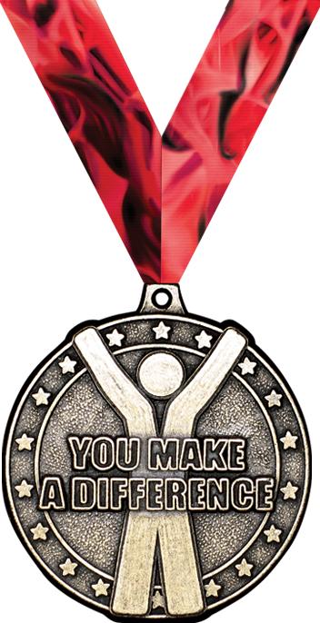 2" You Make a Difference Medal
