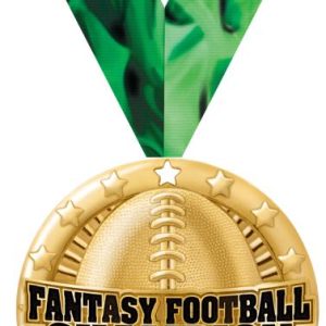 2" Fantasy Football Blaze Medal