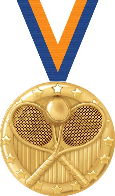 2" Tennis Blaze Medals