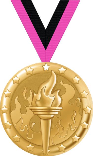 2" Torch Blaze Medals