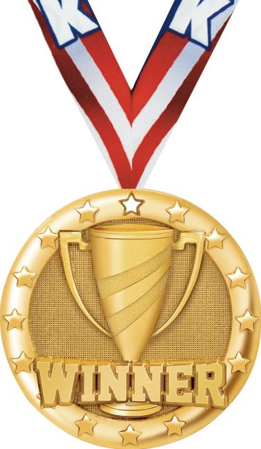 2" Winner Medal