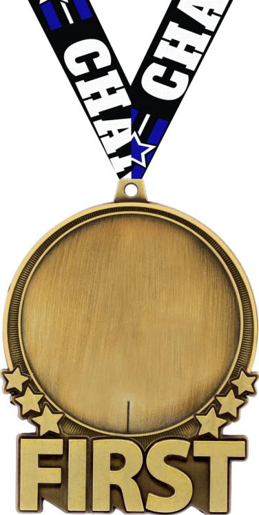 3" First Place Double Action 2.0 Medal