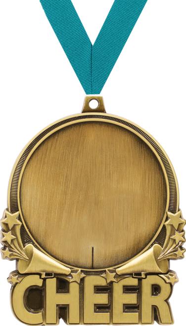 3" Cheer Double Action 2.0 Medals