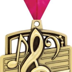 2 1/4" Admiral Music Medals