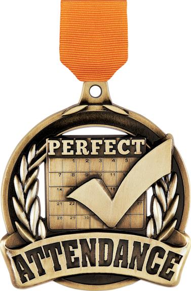 2" Perfect Attendance