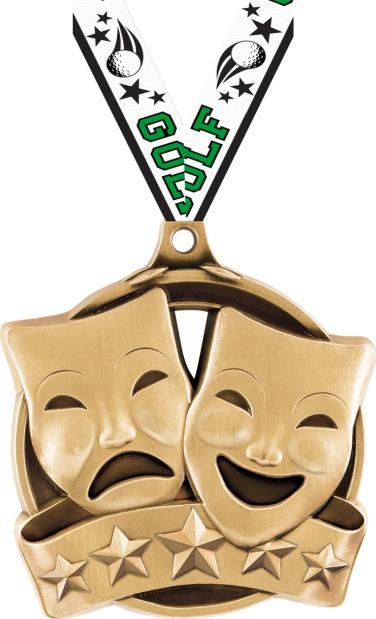 2" Drama Medal