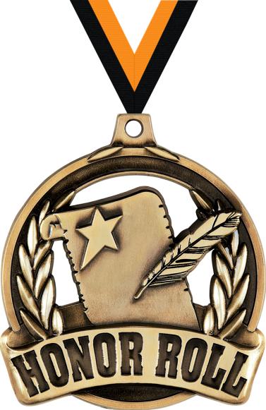 2" Honor Roll Medal