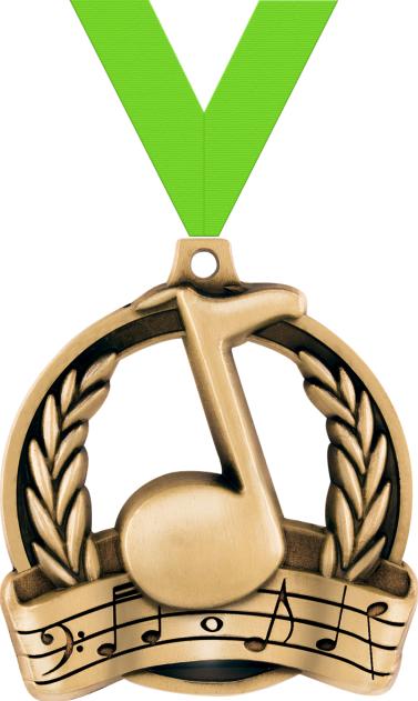 2" Music Medals