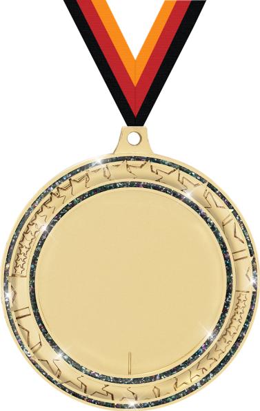 2 3/4" Black Star Trail Insert Medal