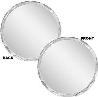Silver Double Insert Petal Edge Coin