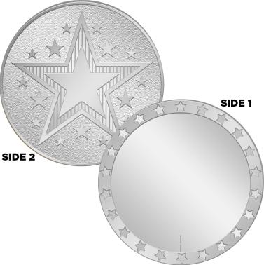 Silver Star Insert Coin