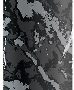 24" Round Black Marble Column