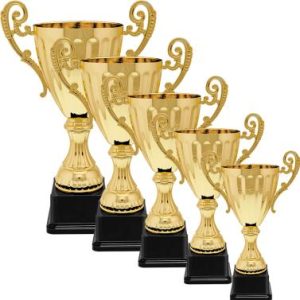Golden Accolade Cups With Plastic Base
