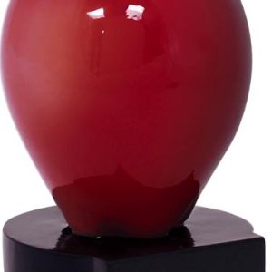 4" Red Apple Sculpture