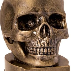 4 1/4" Halloween Skull Resin