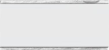 12 Pack White Acrylic Slide-In Plates