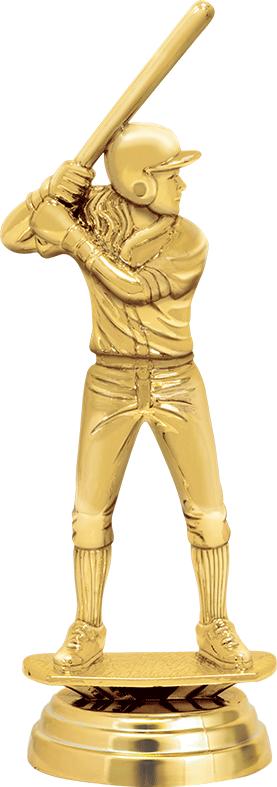 6" Softball Batter Female Figure