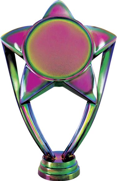 6" Iridescent Star Insert Holder