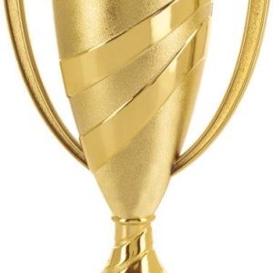 7" Gold Swirl Cup