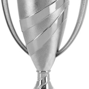 7" Silver Swirl Cup