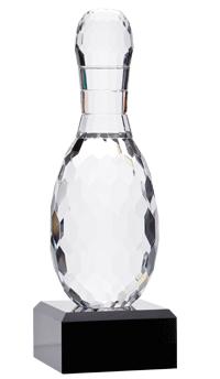 Onyx Pedestal Bowling Award
