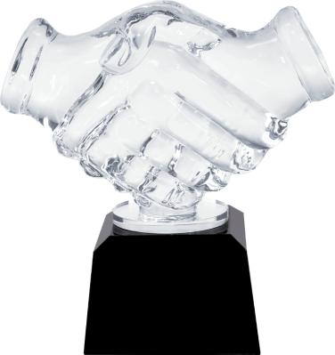 Shaking Hands Jewel Crystal