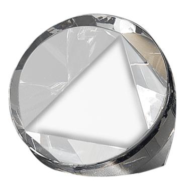 Prism Crystal Paperweight