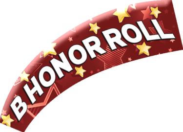 B Honor Roll Mylar