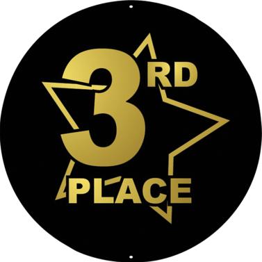 Black & Gold 3rd Place