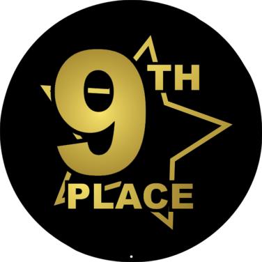 Black & Gold 9th Place