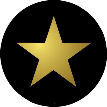 Black & Gold Star