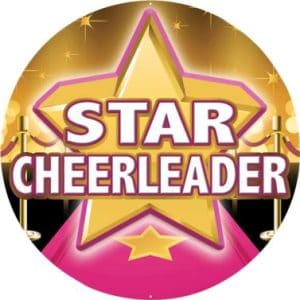 Star Cheerleader Mylar