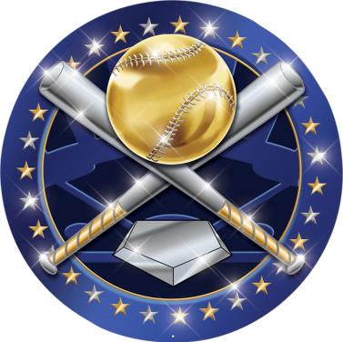 Baseball Cobalt Mylar