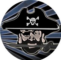 Mascot Pirate Mylar
