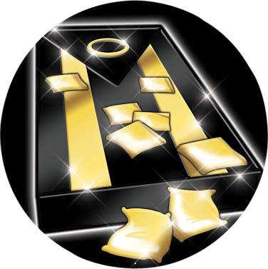 Cornhole Shadow Mylar