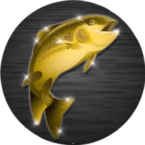 Fishing Trout Shadow Mylar