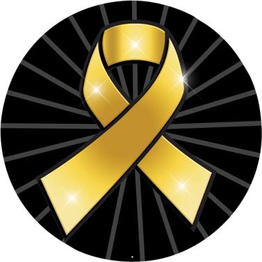 Awareness Ribbon Shadow Mylar