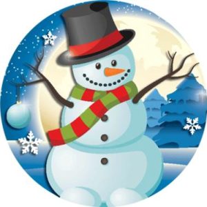 Snowman Mylar