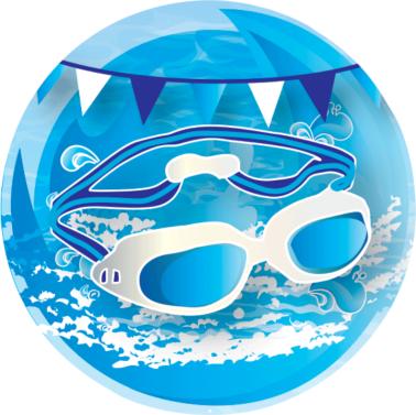 Swim Goggles Mylar