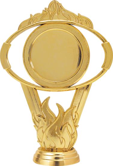 6 1/2" Oval Flame Insert Holder