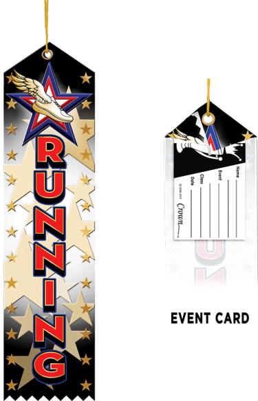 Running Star Ribbon