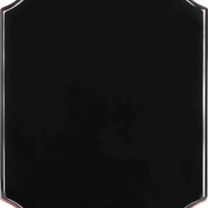 Scalloped Piano Ebony Plaque